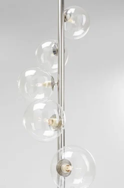 Lampa Podłogowa Scal Balls 28x160 Cm Srebrna