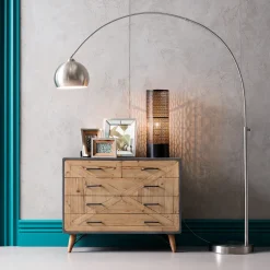 Lampa Podłogowa Small Deal Srebrna