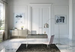 Lampa Podłogowa Small Deal Srebrna