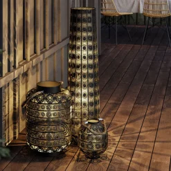 Lampa Podłogowa Sultan Cone Ø31x120 Cm Czarna