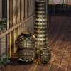 Lampa Podłogowa Sultans Home Ø39x59 Cm Czarna