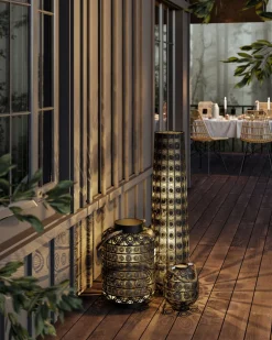 Lampa Podłogowa Sultans Home Ø39x59 Cm Czarna