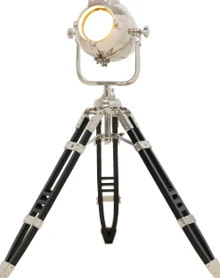 Lampa Podłogowa Trójnóg Filmowa Srebrna 105 Cm