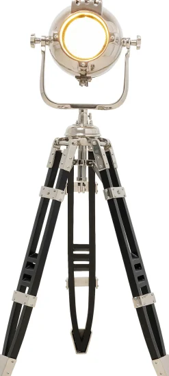 Lampa Podłogowa Trójnóg Filmowa Srebrna 105 Cm