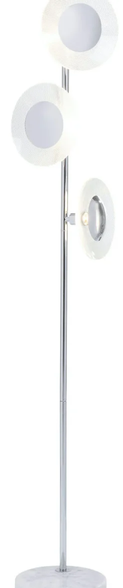 Lampa Podłogowa Ufo Tre 26x160 Cm Srebrny