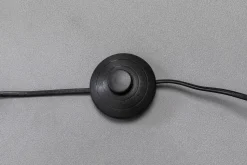 Lampa Podłogowa Z Abażurem Czarna Stal 160 Cm