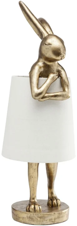 Lampa Stołowa Animal Rabbit 23x68 Cm Złota