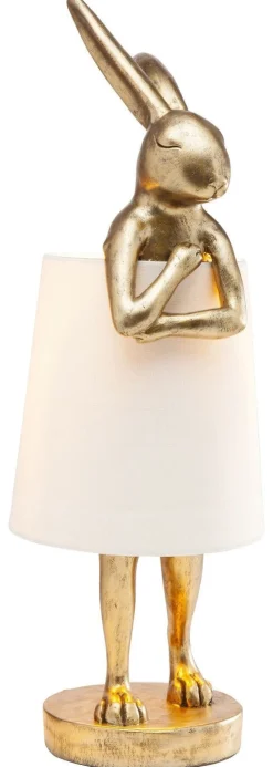 Lampa Stołowa Animal Rabbit 23x68 Cm Złota