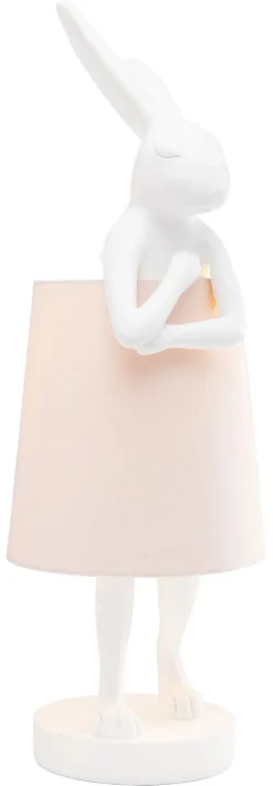 Lampa Stołowa Animal Rabbit 27x68 Cm Biała