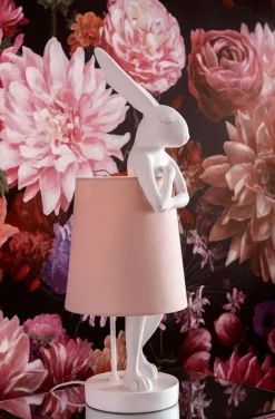 Lampa Stołowa Animal Rabbit 27x68 Cm Biała
