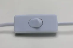 Lampa Stołowa Biała Z Ceramiki Ptaszek 26 Cm