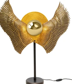 Lampa Stołowa Bird Wings 61x76 Cm Czarno-złota