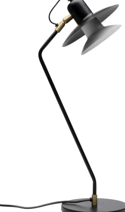 Lampa Stołowa Biurkowa Czarna Stalowa 54 Cm