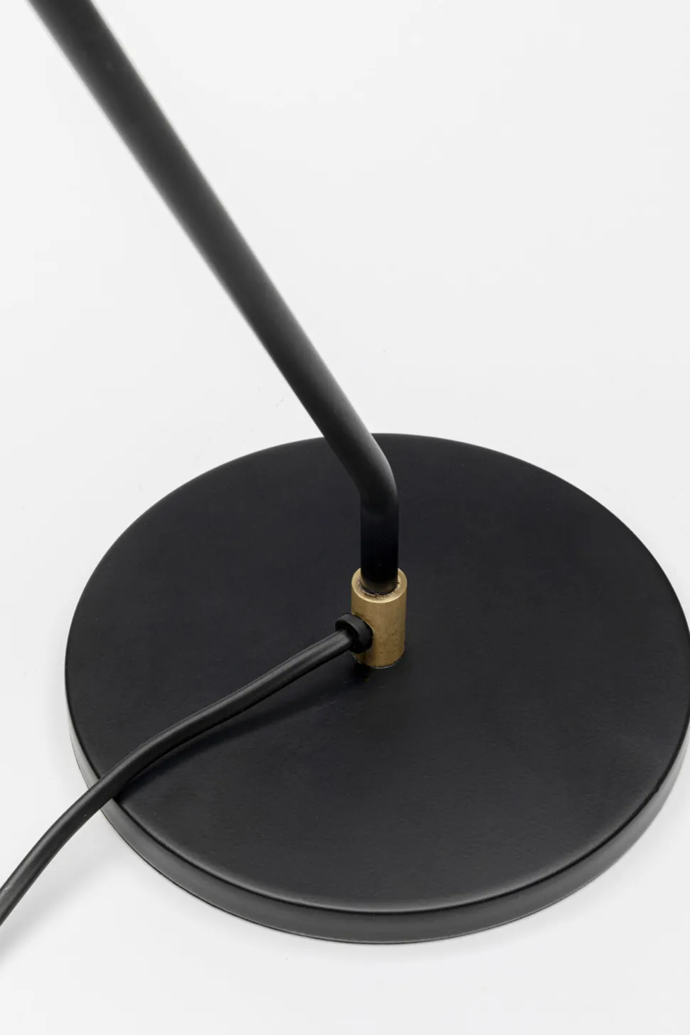Lampa Stołowa Biurkowa Czarna Stalowa 54 Cm