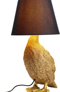 Lampa Stołowa Duck 35x58 Cm Złota