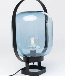 Lampa Stołowa Jupiter 35x54 Cm Niebiesko-czarna