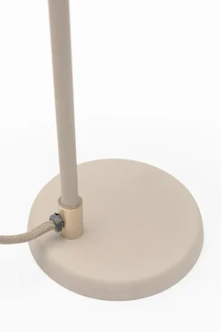 Lampa Stołowa Mała Stalowa Kolor Beż 32 Cm