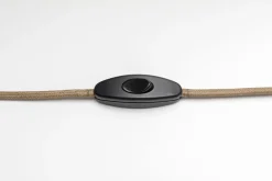 Lampa Stołowa Mała Stalowa Kolor Beż 32 Cm