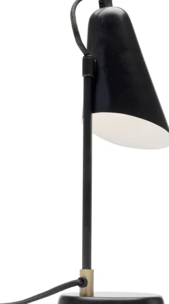 Lampa Stołowa Mała Stalowa Kolor Czarny 32 Cm