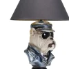 Lampa Stołowa Motyw Zwierzęcy Pies Punk 57 Cm
