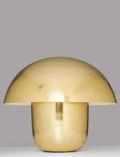 Lampa Stołowa Mushroom Ø50x44 Cm Mosiężna