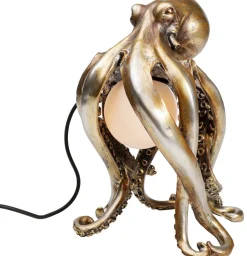 Lampa Stołowa Octopus 26x34 Cm Złota