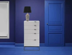 Lampa Stołowa Rose Multi 33x56 Cm Czarno-srebrna