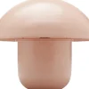 Lampa Stołowa Stalowa Grzybek Kolor Brzoskwiniowy Ø29x27 Cm