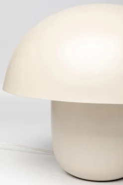 Lampa Stołowa Stalowa Grzybek Kolor Beżowy Ø50x44 Cm