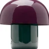 Lampa Stołowa Stalowa Grzybek Kolor Fioletowo-czarny Ø20x20 Cm