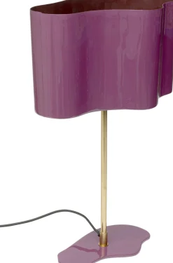 Lampa Stołowa Stalowa W Kolorze Fioletowym 49 Cm