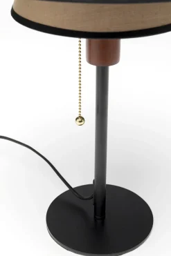 Lampa Stołowa Z Kolorowym Kloszem Podstawa Czarna Ø35x49 Cm