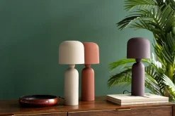 Lampa Stołowa Ze Stali W Kolorze Fioletowym 39 Cm