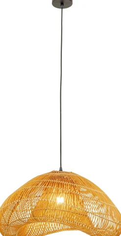 Lampa Wisząca Boho Rattan Naturalny 54x52 Cm