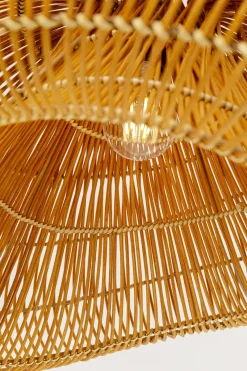 Lampa Wisząca Boho Rattan Naturalny 54x52 Cm