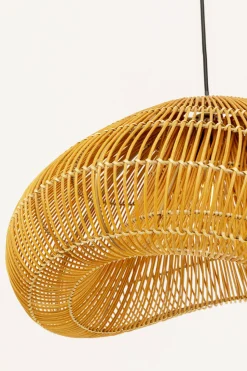 Lampa Wisząca Boho Rattan Naturalny 54x52 Cm