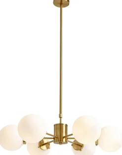 Lampa Wisząca Bolla Ø70 Cm Złota - Klosze Szklane
