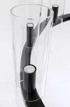 Lampa Wisząca Candel Crown Ø99 Cm Czarna - Klosze Szklane
