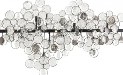 Lampa Wisząca Clouds Clear 102x61 Cm Szara