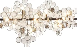 Lampa Wisząca Clouds Clear 102x61 Cm Szara
