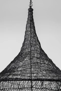 Lampa Wisząca Cocoon Ø89x114 Cm Czarna