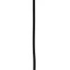 Lampa Wisząca Czarna Klosz Szklany G9 17x120 Cm