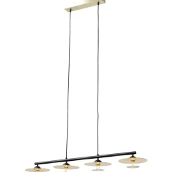Lampa Wisząca Disc Dining Quattro 112x150 Cm Złota