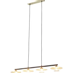 Lampa Wisząca Disc Dining Quattro 112x150 Cm Złota
