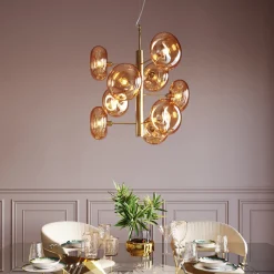 Lampa Wisząca Headlight 53x61 Cm Złota