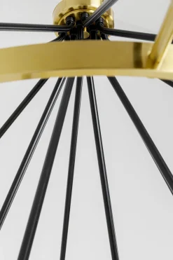 Lampa Wisząca Highlight 12L Ø97 Cm Czarno-złota - Klosze Transparentne