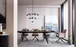 Lampa Wisząca Lasmina 91x110 Cm Czarna - Klosze Szklane