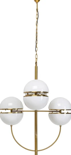 Lampa Wisząca Leisha Bunch 76x100 Cm Biało-złota
