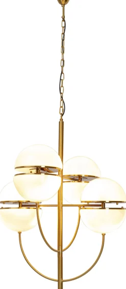 Lampa Wisząca Leisha Bunch 76x100 Cm Biało-złota