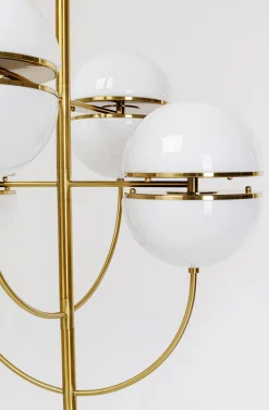 Lampa Wisząca Leisha Bunch 76x100 Cm Biało-złota